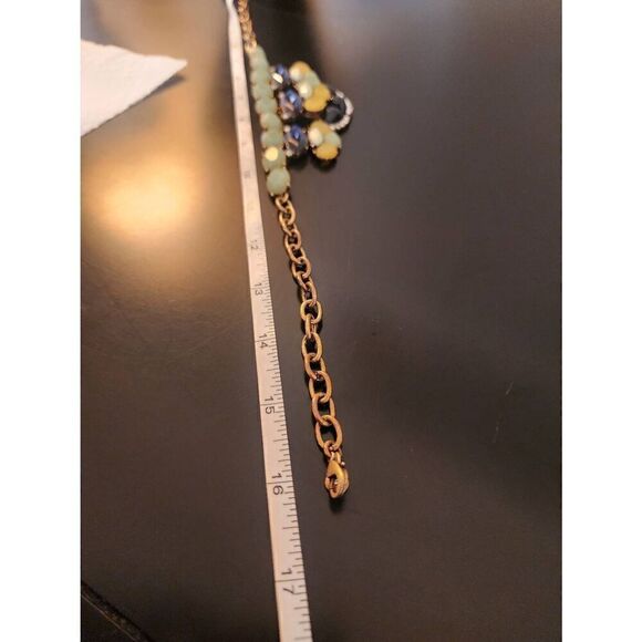 J. CREW y2k statement necklace  faux gems - Picture 5 of 8